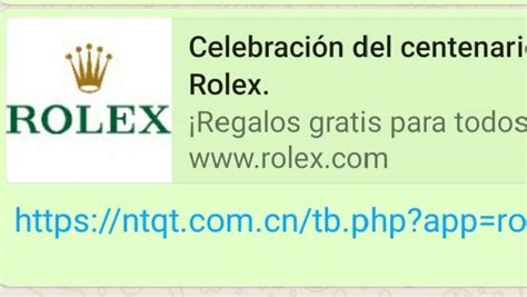 centenario rolex regalo|Relojes de Rolex gratis por su centenario: un nuevo timo por .